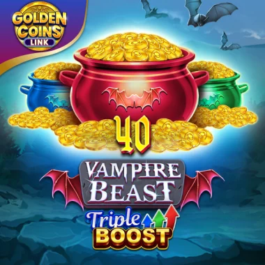 40 Vampire Beast Triple Boost Golden Coins Link game tile