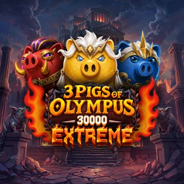 3 Pigs of Olympus 30,000 Extreme game tile
